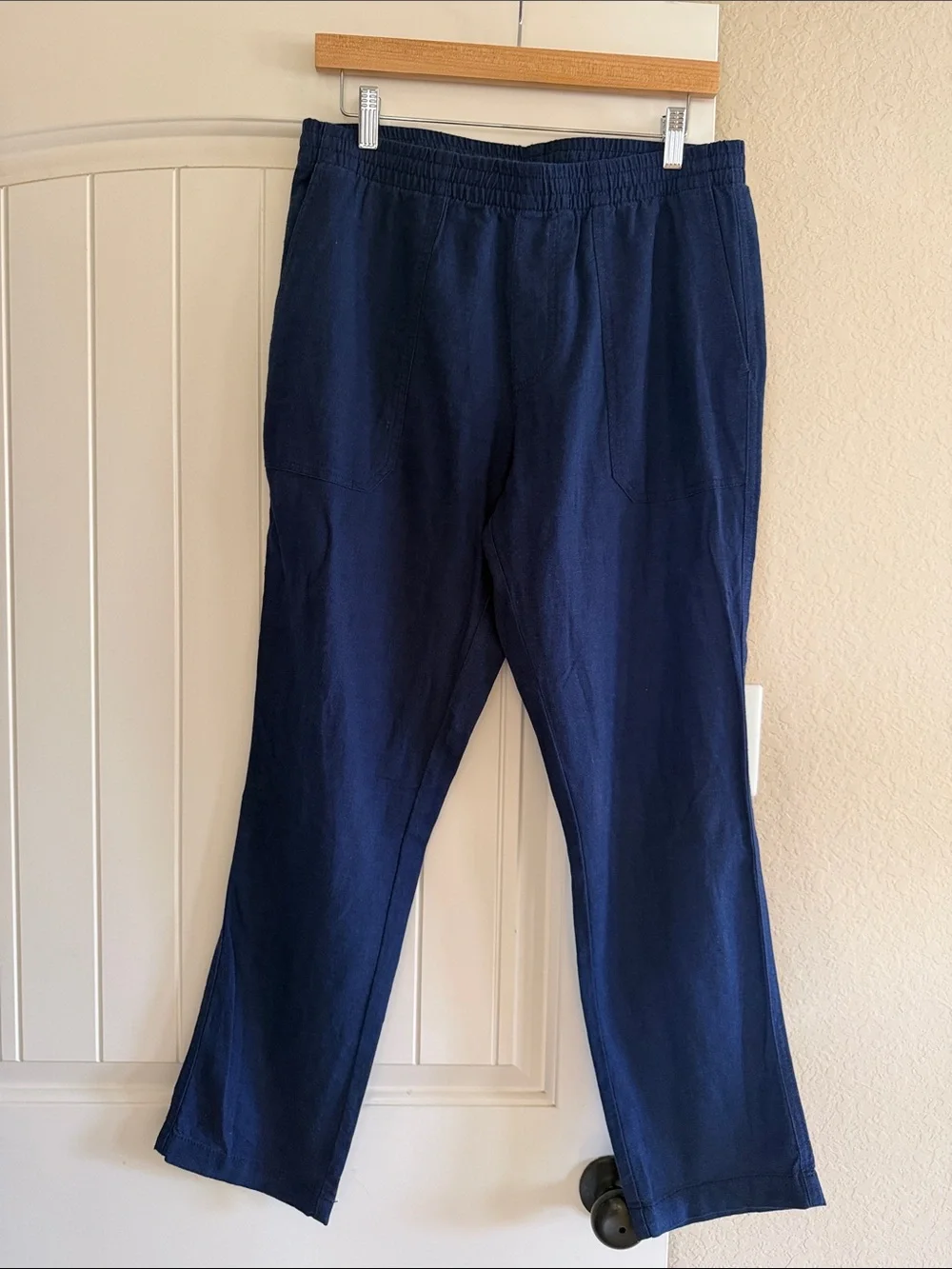 Banana Republic Mens Navy Linen Pant